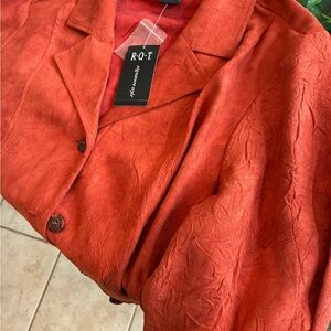 Women's Rust Blazer